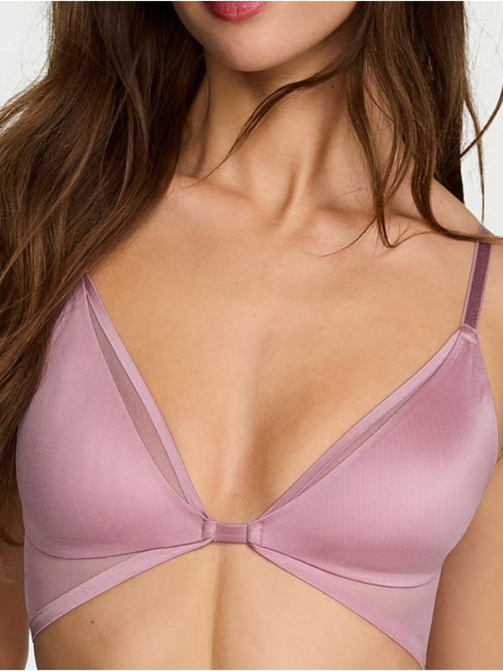 Victoria's Secret Very Sexy Sheer Reveal Unlined Modern Bralette Sz XL NWT
